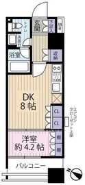 サンクタス武蔵小山 5階 間取り図