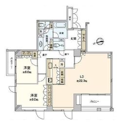 パークハウス三番町 14階 間取り図