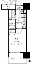 フォンテーヌ芝浦 403 間取り図