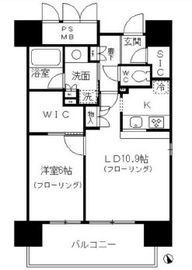 フォンテーヌ芝浦 1010 間取り図