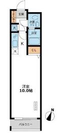 カッシア目黒 204 間取り図