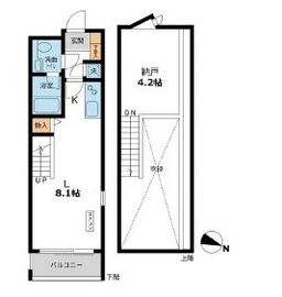 カッシア目黒 318 間取り図