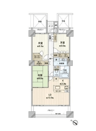グランアルト豊洲 19階 間取り図