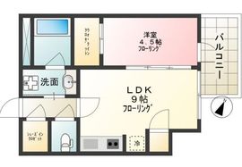 ベリスタ神楽坂 2階 間取り図