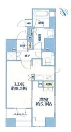 プレミスト千代田御茶ノ水 6階 間取り図