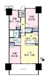 東京ミッドベイ勝どき 5階 間取り図