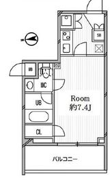 アーデン麻布十番 804 間取り図