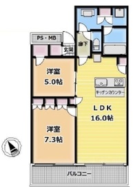 クラッシィタワー東中野 3階 間取り図