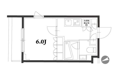 アジールコート品川中延 501 間取り図