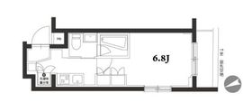 アジールコート品川中延 405 間取り図