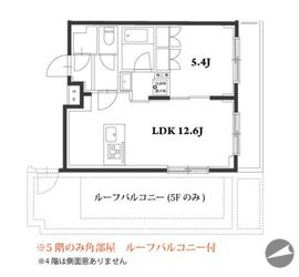 アジールコート品川中延 406 間取り図