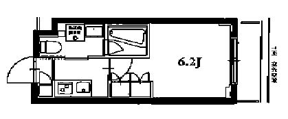 アジールコート品川中延 101 間取り図
