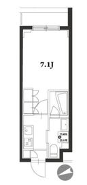 アジールコート品川中延 508 間取り図