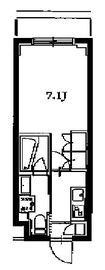 アジールコート品川中延 107 間取り図