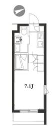 アジールコート品川中延 312 間取り図