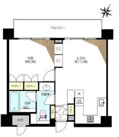 ミュゼ表参道 8階 間取り図