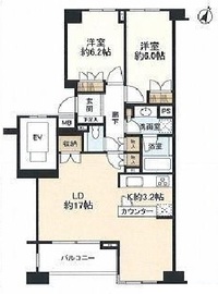ブリリア目黒東山 4階 間取り図