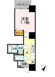 フィールドライズ日本橋 202 間取り図