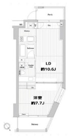 プレミアムキューブ元代々木 2階 間取り図