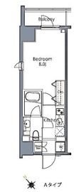 レジディア荻窪Ⅲ 301 間取り図