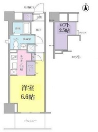 キーヌ・ブラン 302 間取り図