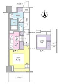 キーヌ・ブラン 204 間取り図