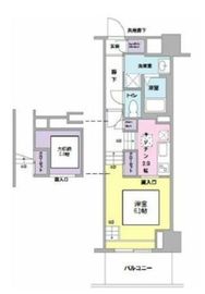 キーヌ・ブラン 402 間取り図