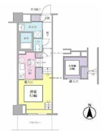 キーヌ・ブラン 403 間取り図