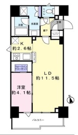 ディヴレ神楽坂 4階 間取り図