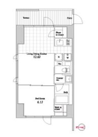 ザ・トライベッカ 301 間取り図