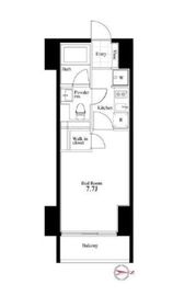 ザ・トライベッカ 403 間取り図