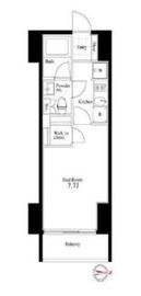 ザ・トライベッカ 309 間取り図