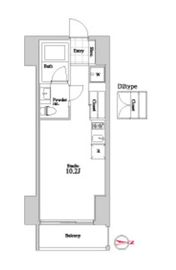 ザ・トライベッカ 305 間取り図