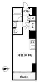 ザ・トライベッカ 608 間取り図