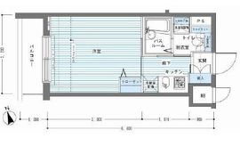 レジディア銀座東 204 間取り図