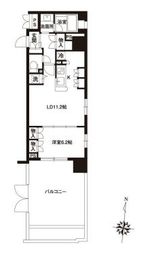 レジディア御茶ノ水 305 間取り図