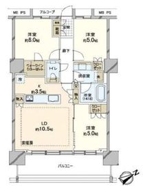 プラウドシティ蒲田 19階 間取り図