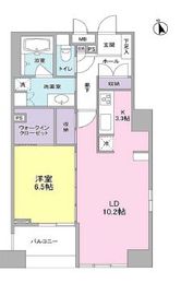 ベラカーサ秋葉原 6階 間取り図