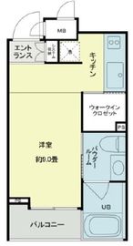 ベルファース新橋 502 間取り図