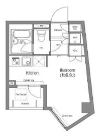 コンフォリア小石川 303 間取り図