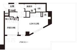 レジディア白金高輪 306 間取り図