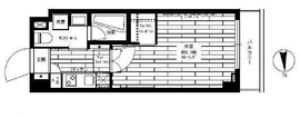 ステージグランデ清澄白河アジールコート 4階 間取り図