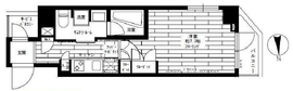 ステージグランデ清澄白河アジールコート 7階 間取り図