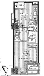 ブロードシティ東京 2階 間取り図