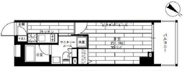 グランドコンシェルジュ日本橋 7階 間取り図