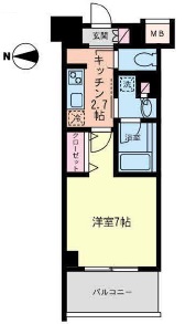 プライムメゾン森下 202 間取り図