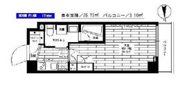 ステージグランデ清澄白河アジールコート 4階 間取り図