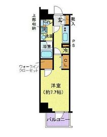 デュアレス千代田三崎町 2階 間取り図