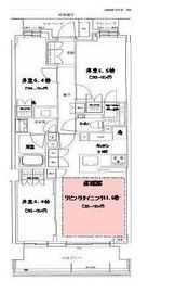 ザ・パークハウス二子玉川ガーデン 3階 間取り図