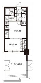 レジディア御茶ノ水 303 間取り図